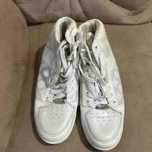 Coach White High-Top Sneakers